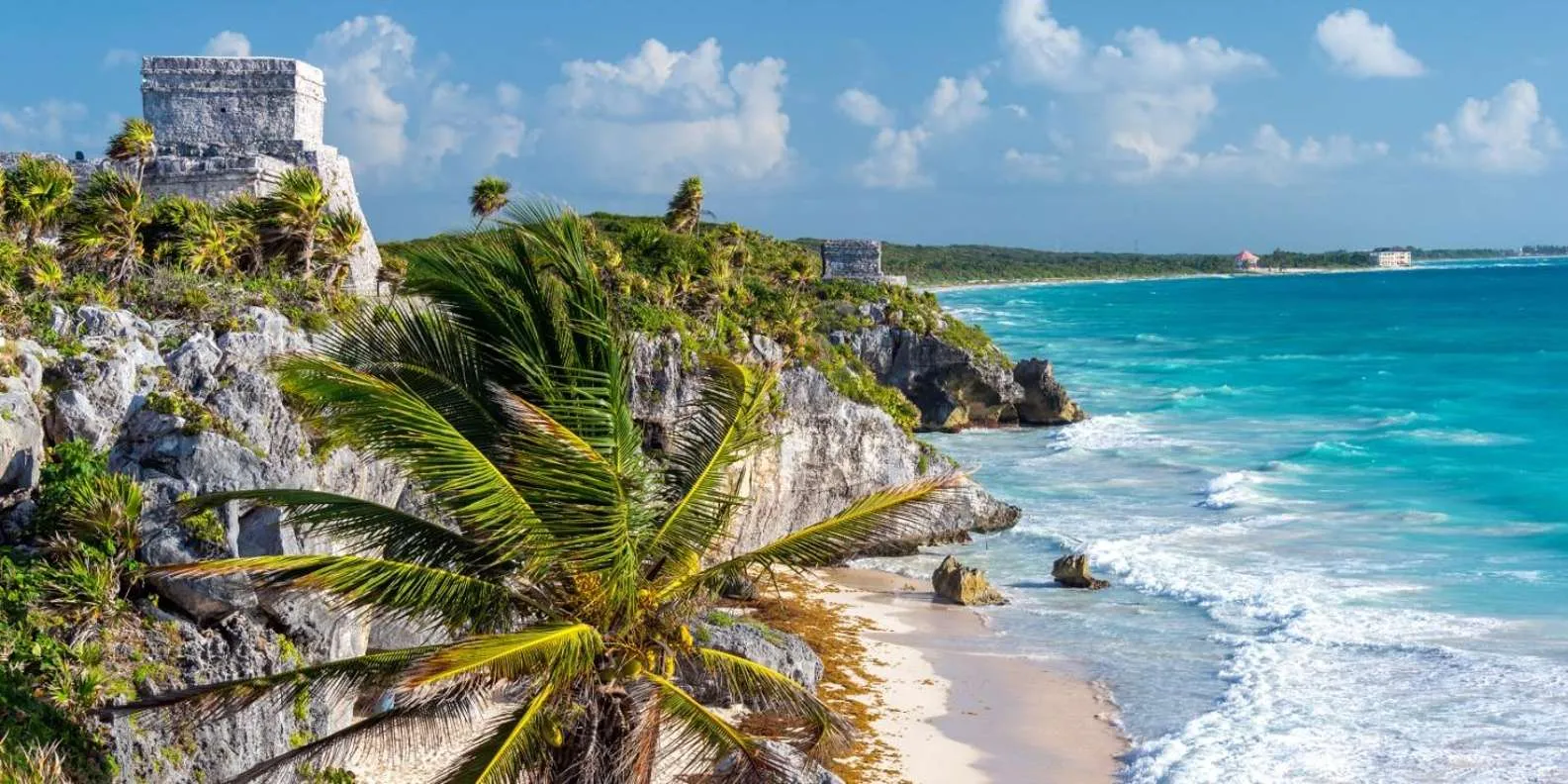 Tulum coastal ruins as destination context; admission not included