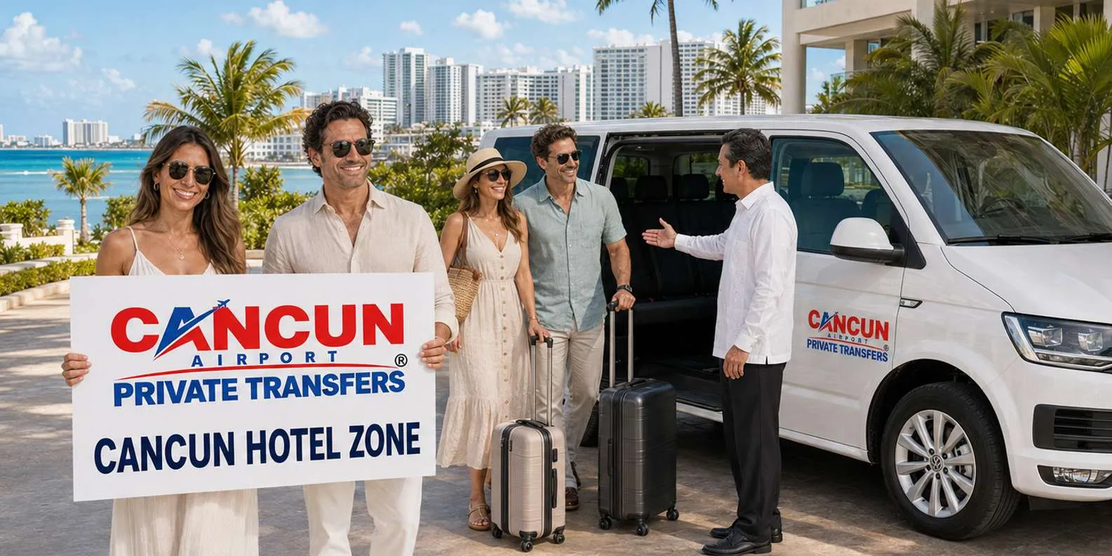 Cancun Airport to/from Cancun Hotel Zone: Private Transfer